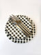 Bamboo Dinner Plate - Gingham Plate