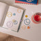 Cloud Multicolor Metal Index Tabs