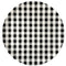 Bamboo Dinner Plate - Gingham Plate