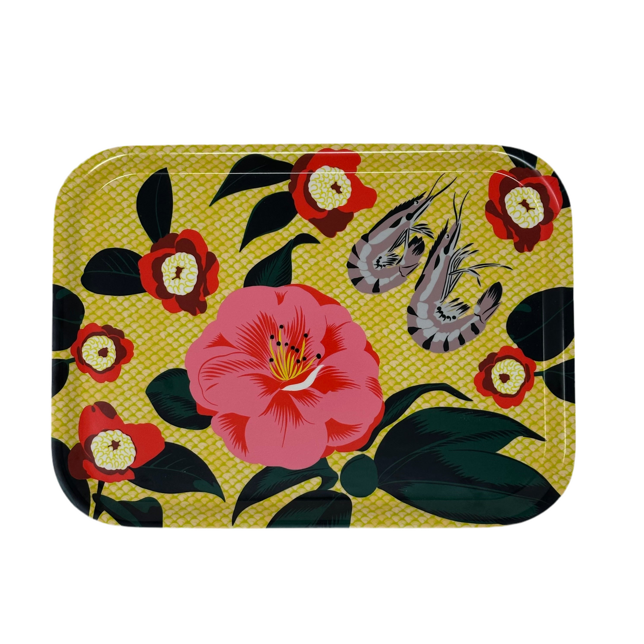 Kate Blairstone Tray - Camellia & Shrimp