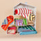House Stripe Bath Towel - Stucco