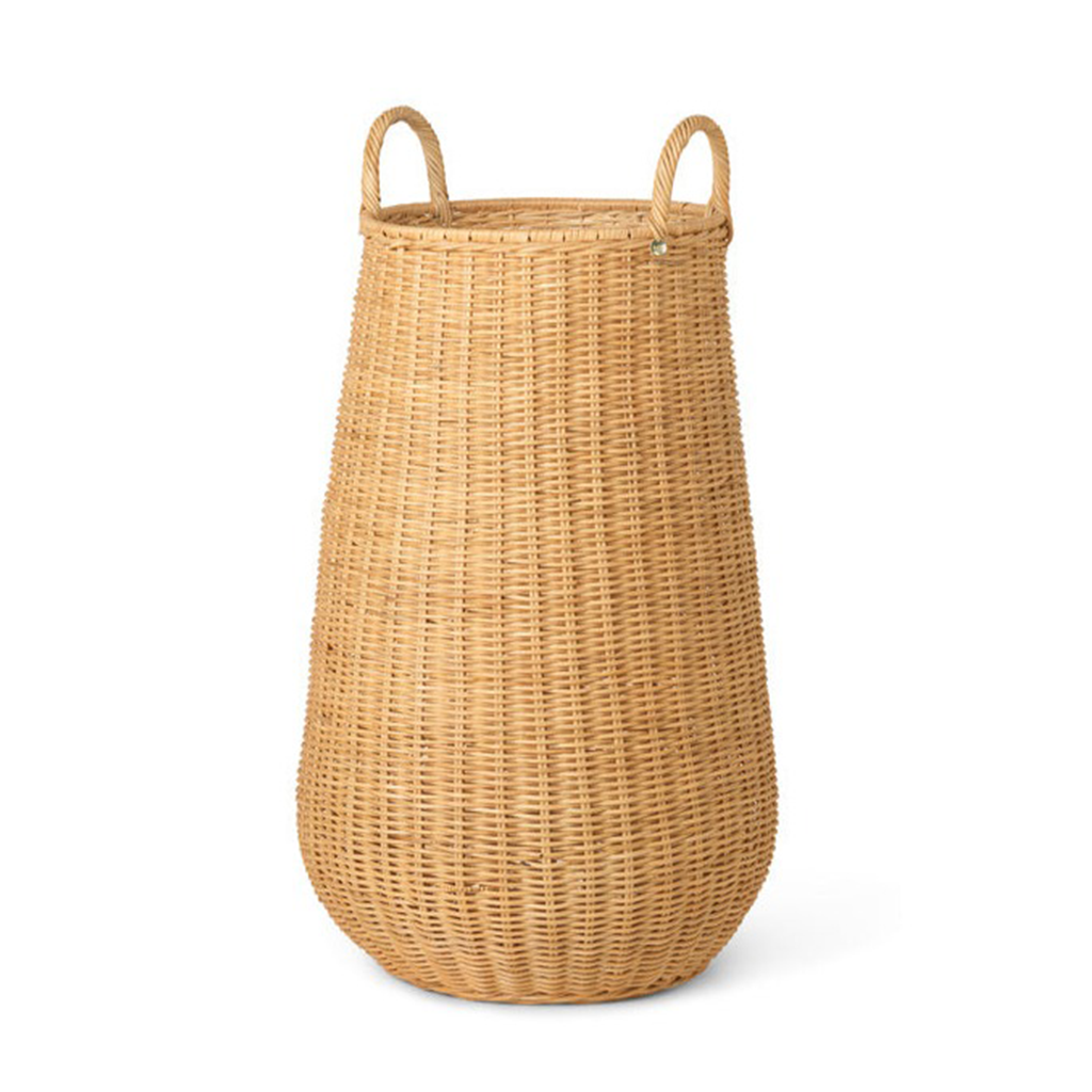 Braided Laundry Basket - Natural