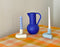 Templo Candleholder - Dark Blue