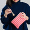 Super Stripe Knit Pouch