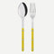 yellow serving set