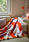 Knit Throw - Color Weave - Bright Red