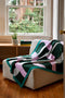 Knit Throw - Color Weave - Dark Green