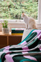 Knit Throw - Color Weave - Dark Green