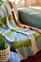 Knit Throw - Color Weave - Soft Blue