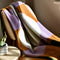 Knit Throw - Squiggle Stripe - Pine