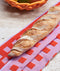Gemometric Tea Towel Red Lilac
