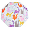 Umbrella with colorful cat pattern