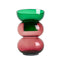 Bubble Flip Vase Medium - Green and Pink