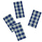blue checkered napkins