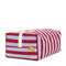 Traveller Bag - Stripe Chili Pepper