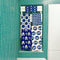 Navy Pattern Bath Towel - Bouquet