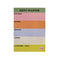 Daily Planner Pad | Rainbow Colorblock