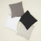 Simple Square Linen Pillow White