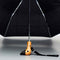 Compact Eco-Friendly Umbrella- Black Grid