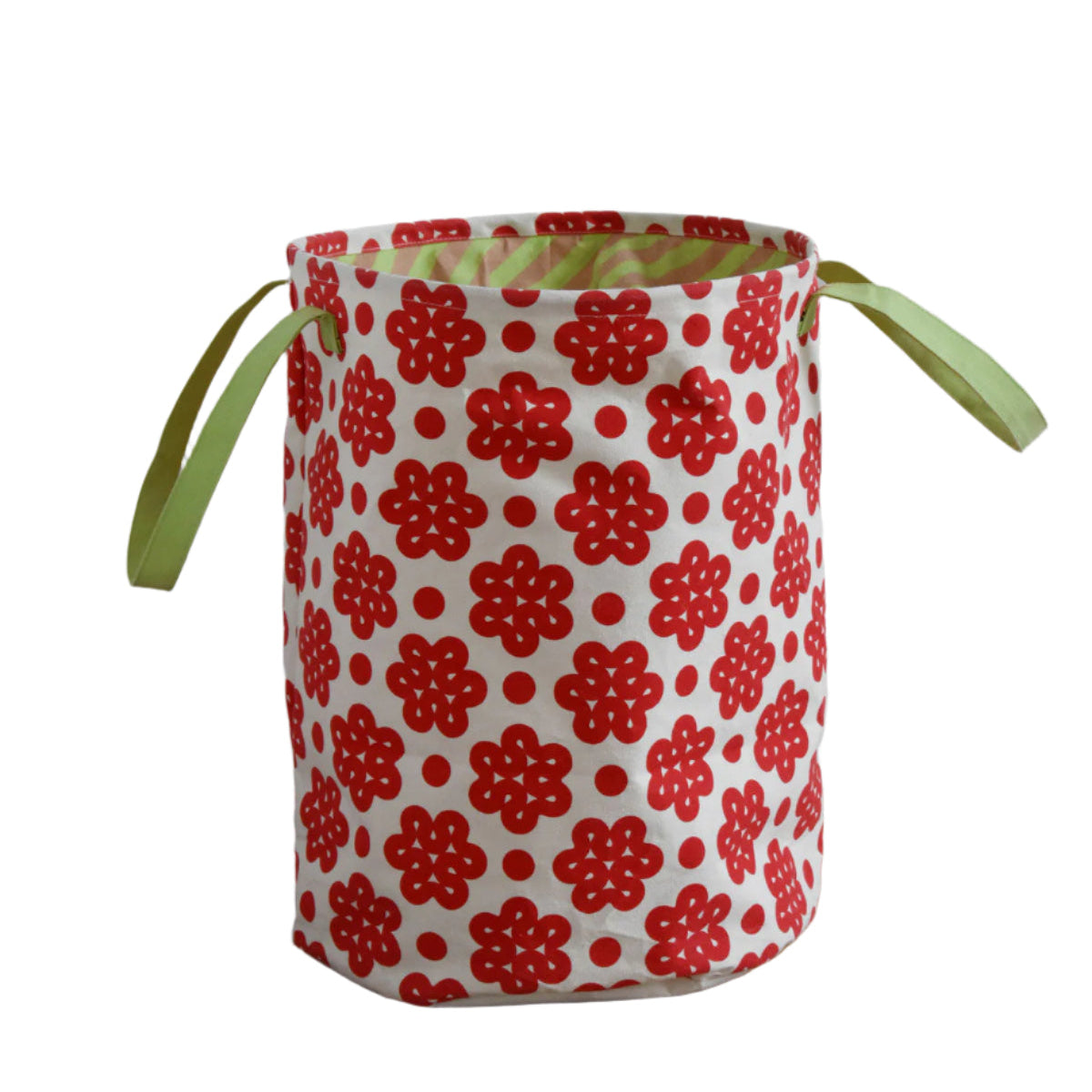 Canvas Laundry Hamper - Raspberry