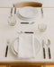 black bistro style flatware