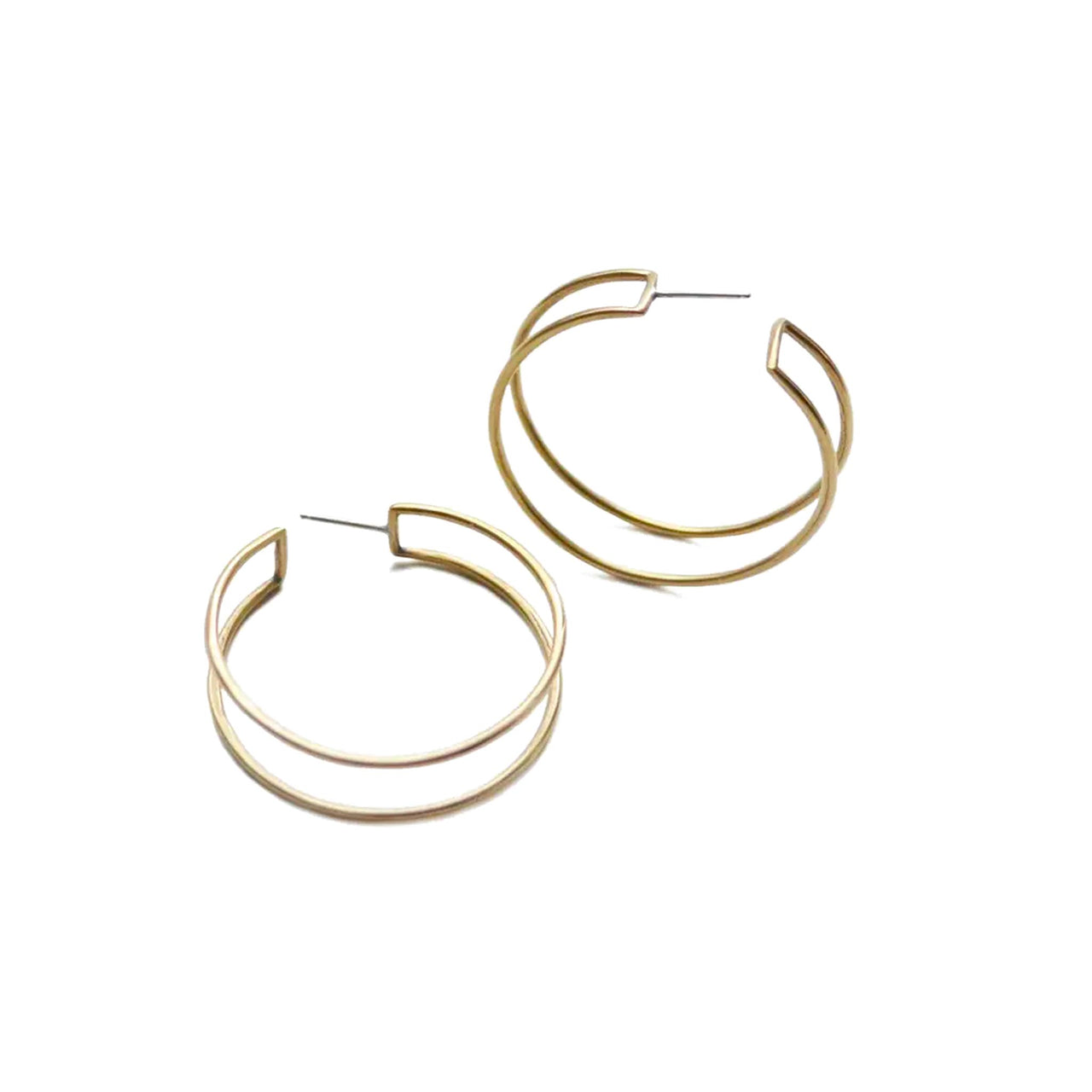 Circle Cage Hoops