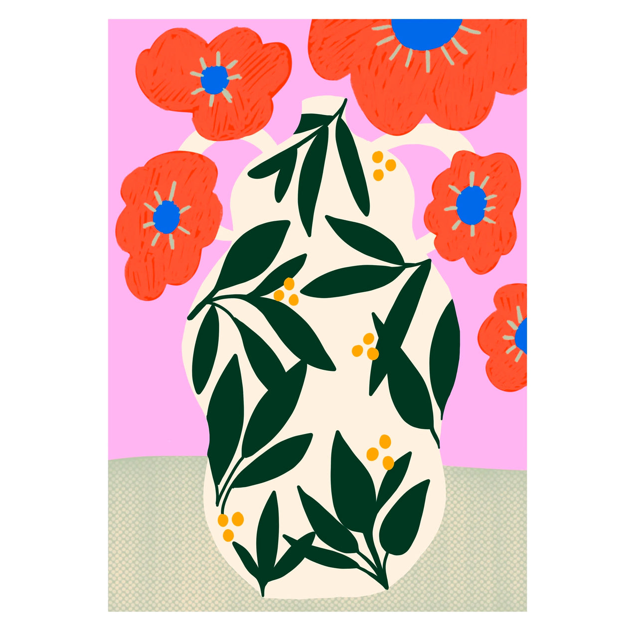 Print - Poppy Pot