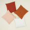 Simple Square Linen Pillow Terracotta