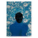 print portrait of a black woman in blue
