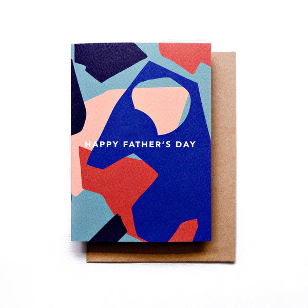Card - Happy Father's Day Cut Out Shapes