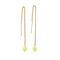 Diamond Drop Threader Earrings
