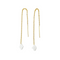 Diamond Drop Threader Earrings