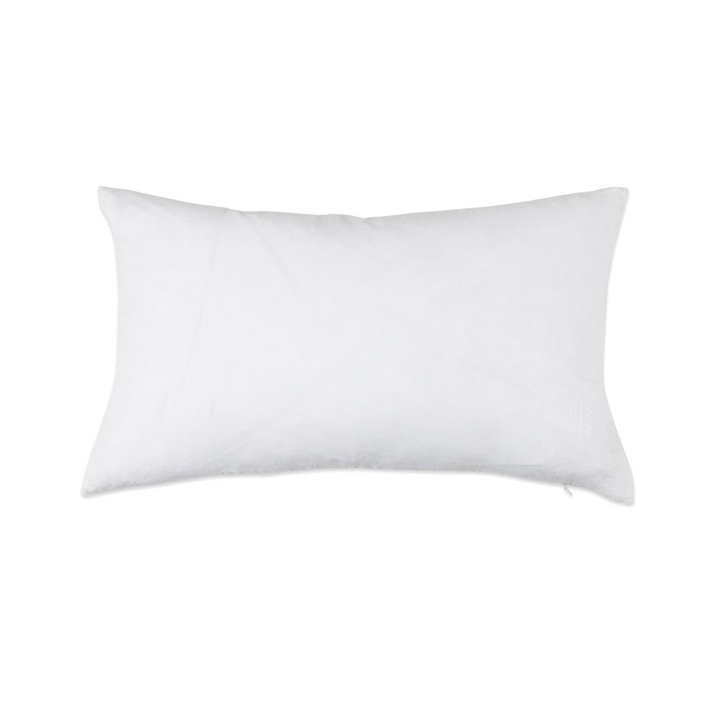 Simple Linen Bolster Pillow White