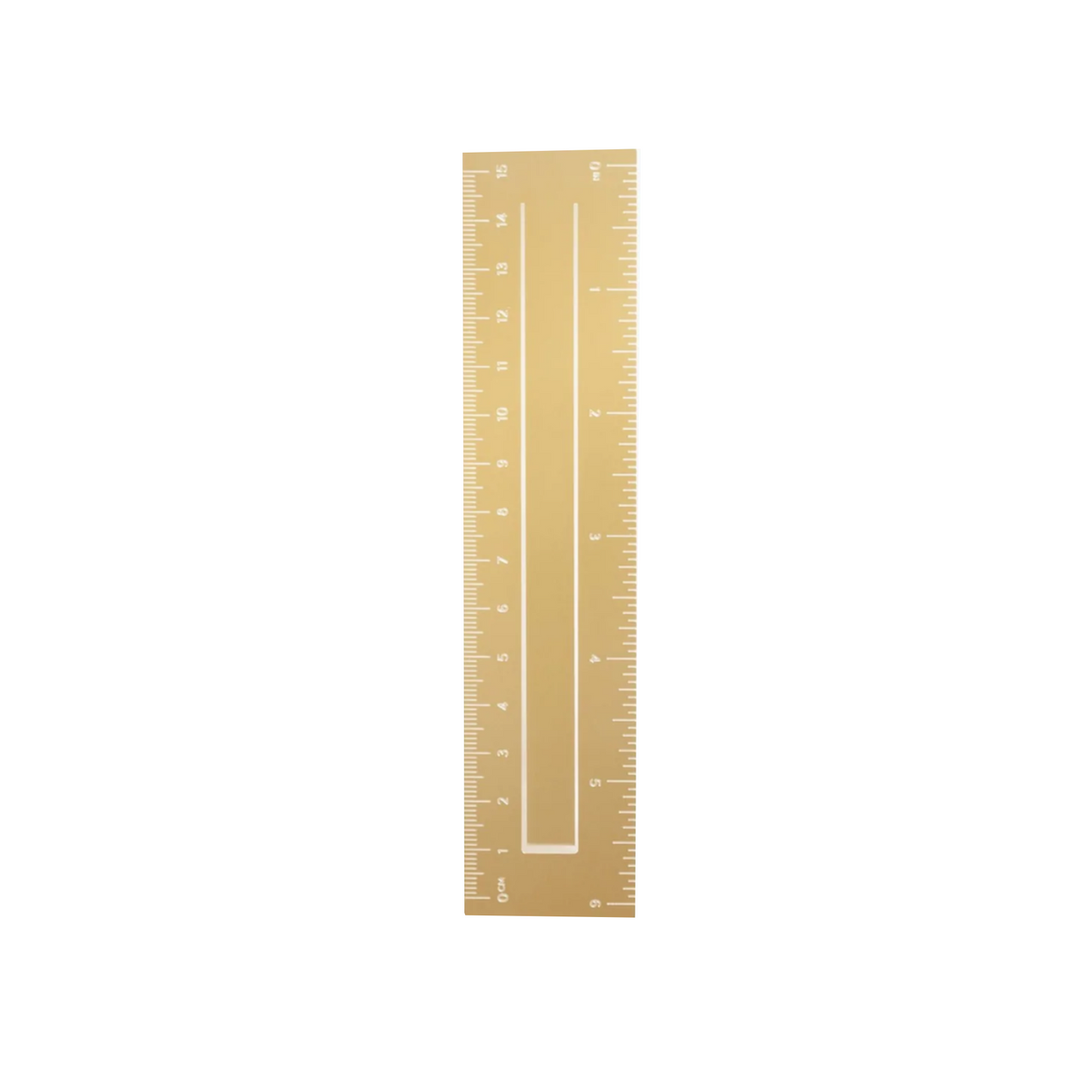 Brass Bookmark Ruler