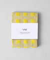Tea Towel Squares Oat & Yellow