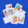 Postcard - Eraser Arrangement No. 3