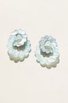 Flower Hoop Earrings