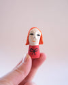 Assorted Little Ladies hand-sculpted ceramic figures by Lili Todd