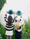 Blue Eye Shape Cushion