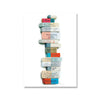 Postcard - Eraser Arrangement No. 3