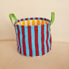 Canvas Storage Bin - Stripe