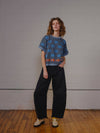 Bauhaus Short Sleeve Sweater Tee - Neptune