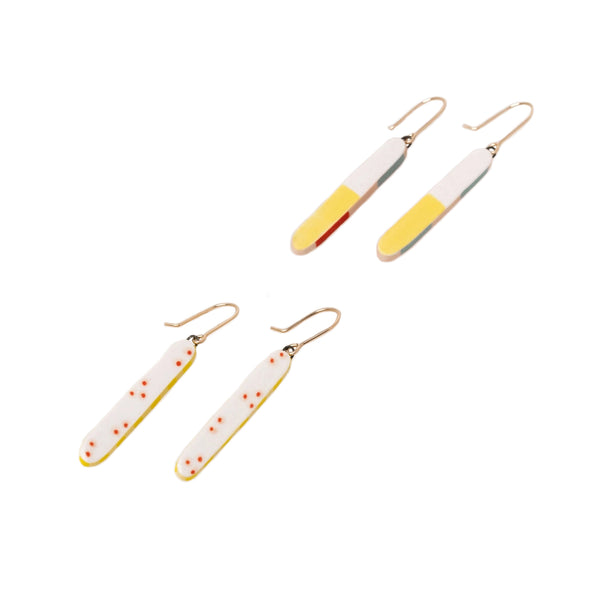 Running Stitch Earrings