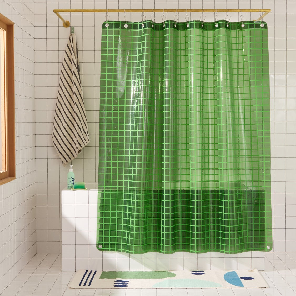 Sun Shower Curtain - 2 x 2 Pine - Sale