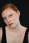 Double Orb Pearl Earrings