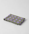 Tea Towel Squares Olive & Lilac