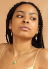 Pearl Drop Hoops