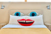 Blue Eye Shape Cushion