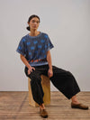 Bauhaus Short Sleeve Sweater Tee - Neptune