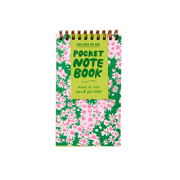 Letterpress Pocket Book - Wildflowers